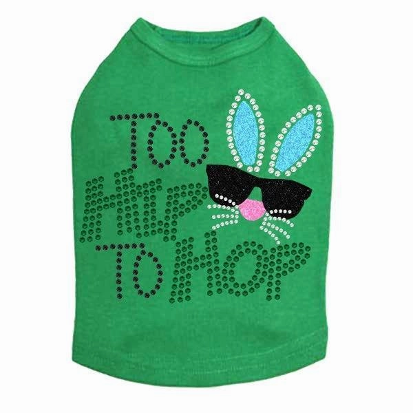 Too Hip To Hop Rhinestone Dog Tank