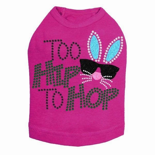 Too Hip To Hop Rhinestone Dog Tank
