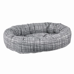 Tribeca Micro Jacquard Donut Dog Bed