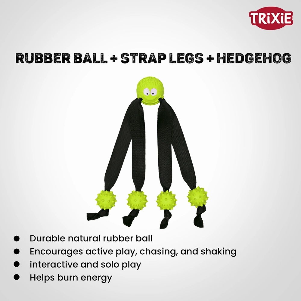 Trixie Ball on a Strap Toy for Dogs (Green)