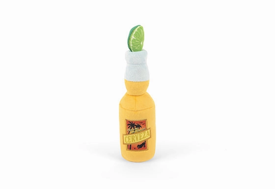 Tropical Paradise Squeaky Plush Dog toys, Canine Cerveza