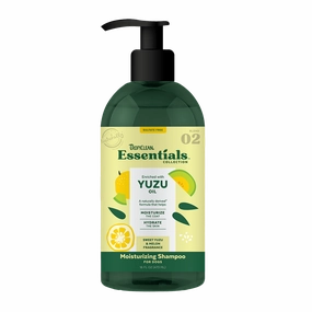 TropiClean Essentials Moisturizing Shampoo Yuzu Oil - Sweet Yuzu & Melon for Dogs 16oz