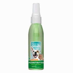 Tropiclean Fresh Breath Oral Care Spray Peanut Butter 4oz