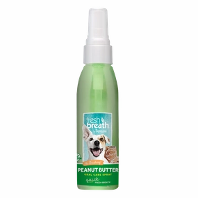 Tropiclean Fresh Breath Oral Care Spray Peanut Butter 4oz