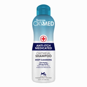Tropiclean Oxymed Anti-Itch Medicated Oatmeal Shampoo 592ml