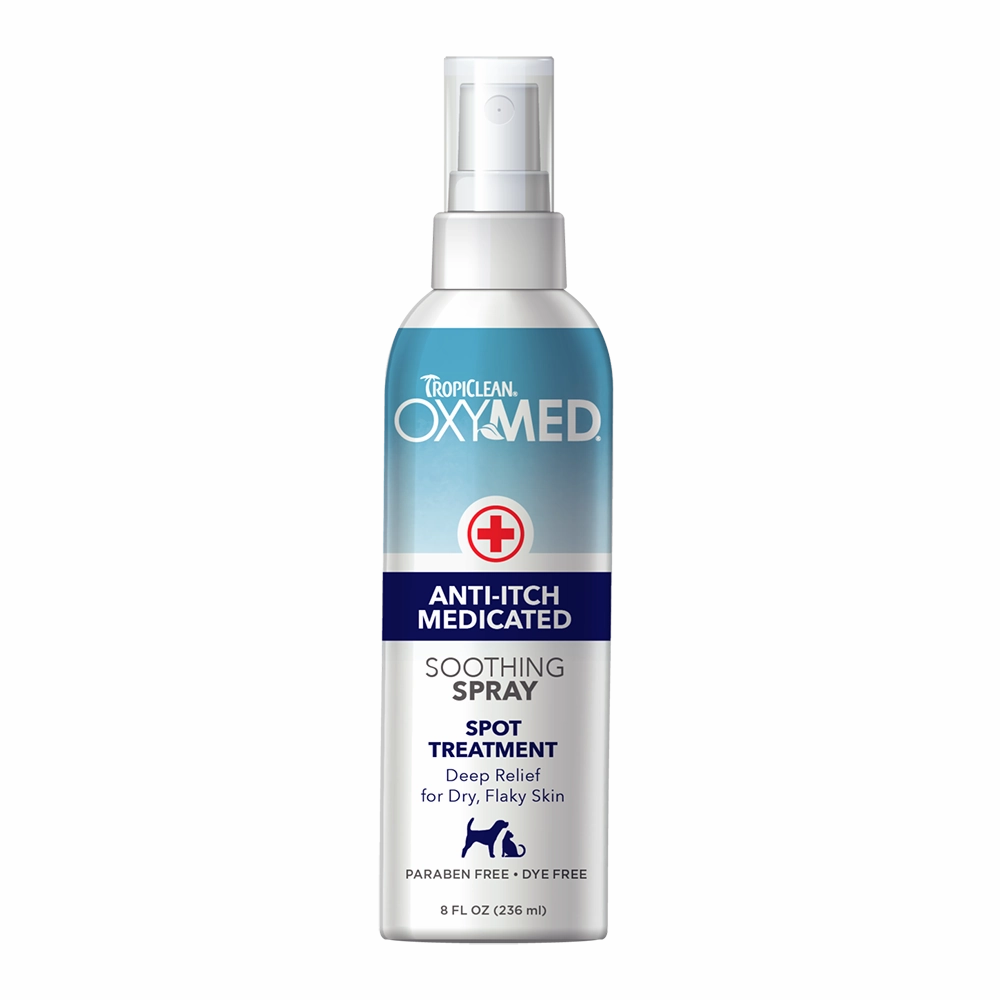 Tropiclean Oxymed Anti-Itch Medicated Soothing Spray 236ml