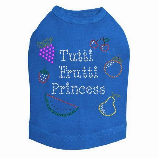 Tutti Frutti Rhinestone Dog Tank