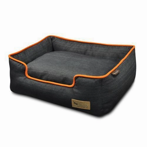 Urban Denim Lounge Dog Bed Medeival Blue/Mandarin