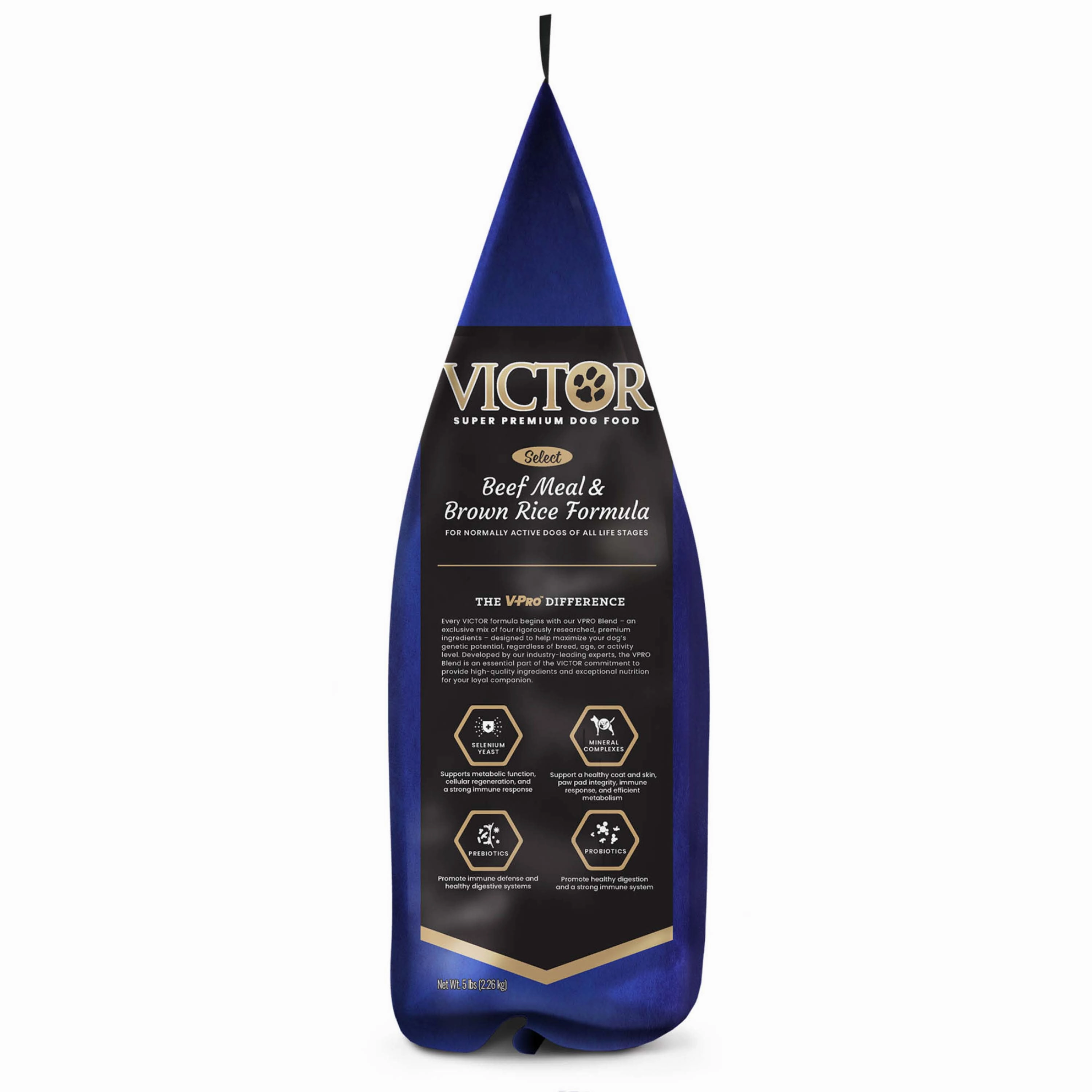 Victor Beef Meal & Rice Dry Dog Food, 5lb