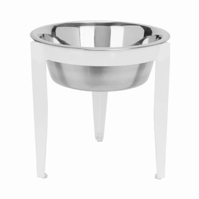 Vision Indoor/Outdoor Single Dog Diner White