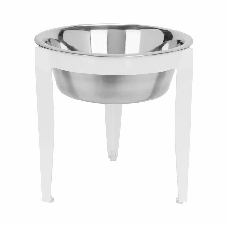 Vision Indoor/Outdoor Single Dog Diner White