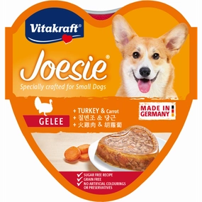 Vitakraft Dog Joesie Hearts Turkey & Carrot 85g