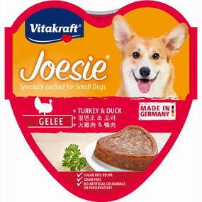 Vitakraft Dog Joesie Hearts Turkey & Duck 85g