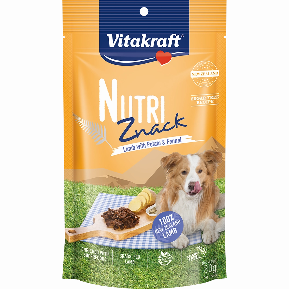 Vitakraft Dog Nutri Znack Lamb with Potato & Fennel 80g