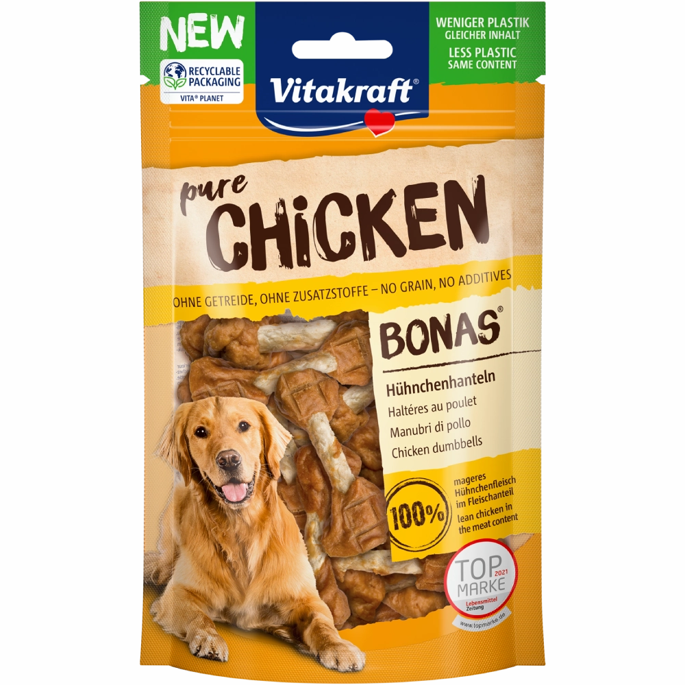 Vitakraft Dog Treats Pure Chicken Dumbbells 80g