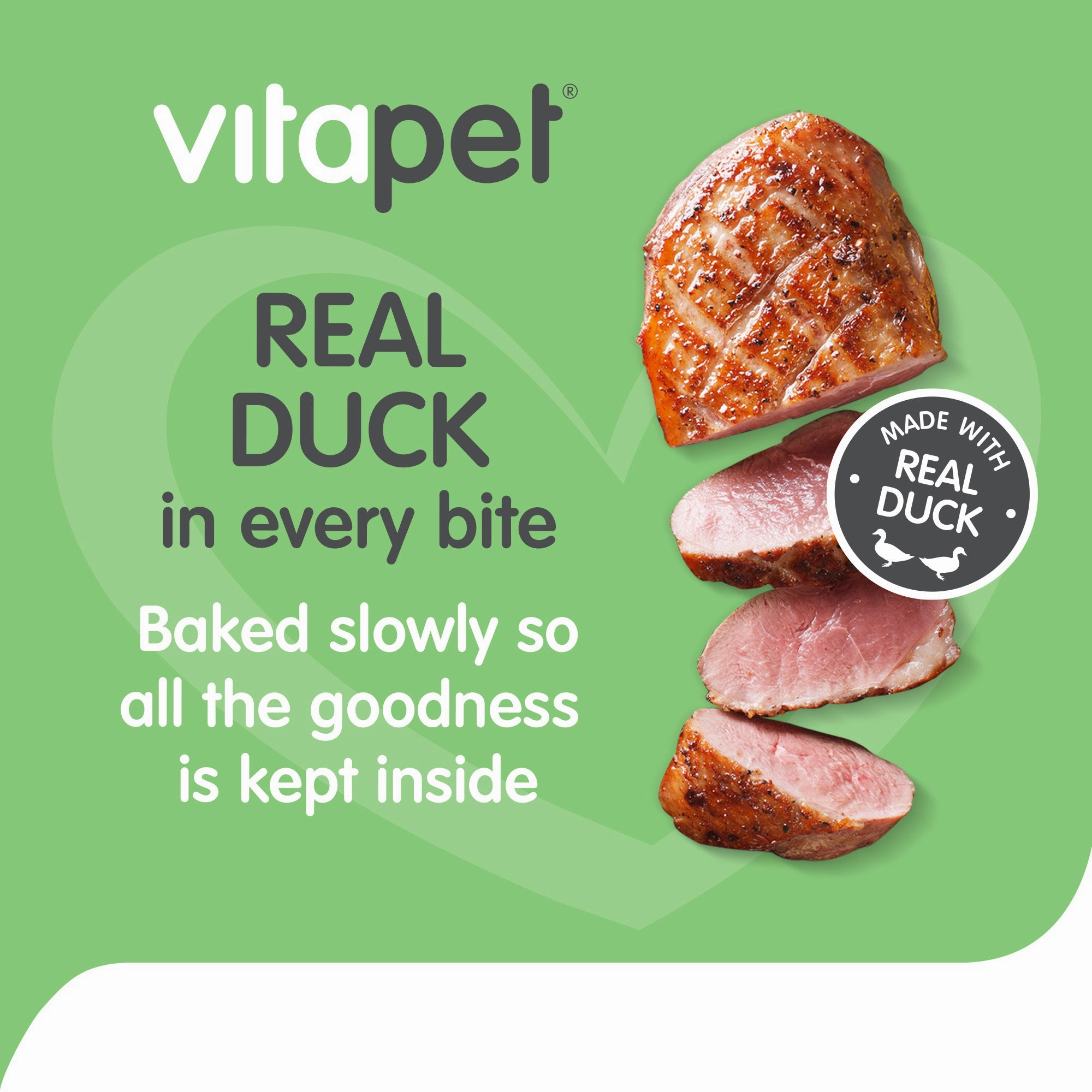 VitaPet - JerHigh Duck Sticks Dog Treats (80g)
