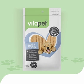 VitaPet - JerHigh Milky Sticks Dog Treats (100g)