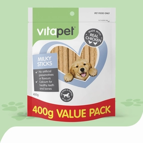 VitaPet - JerHigh Milky Sticks Dog Treats (400g)