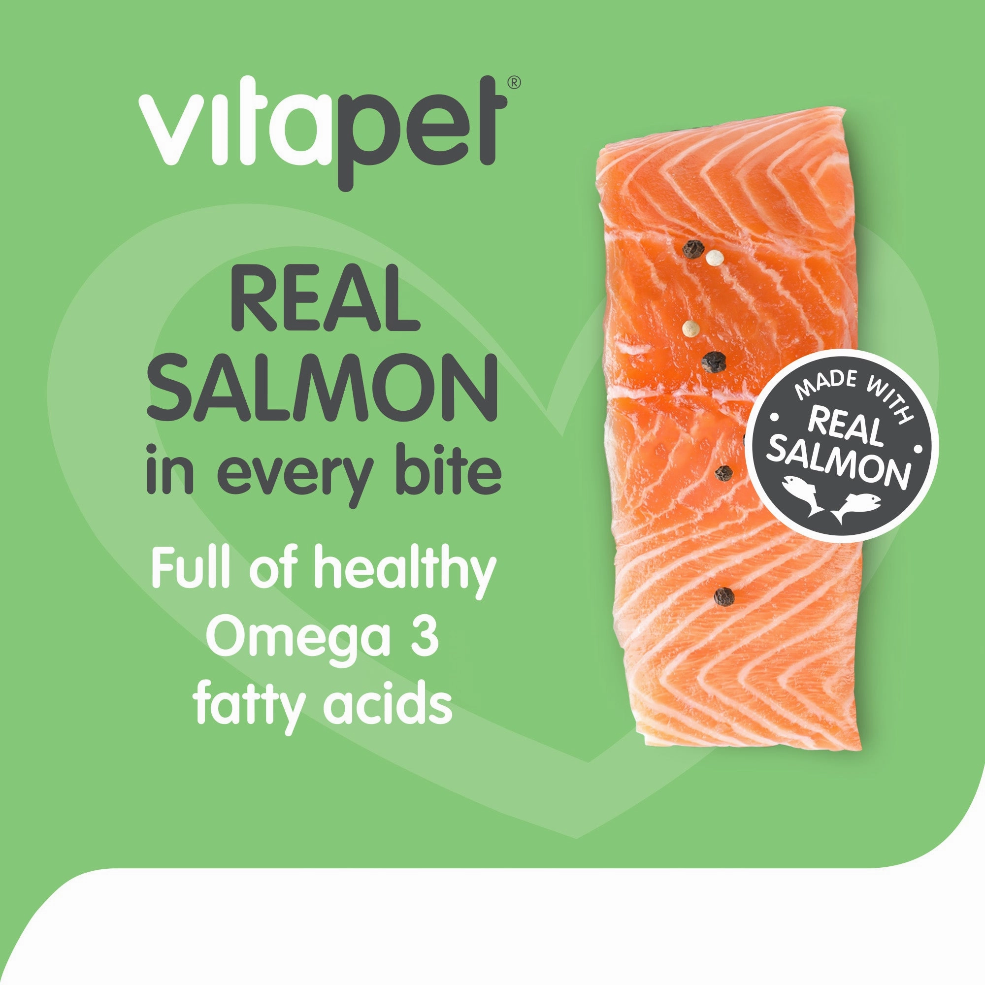 VitaPet - JerHigh Salmon Sticks Dog Treats (80g)