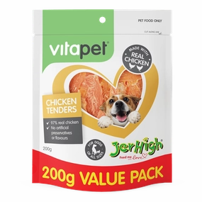 VitaPet JerHigh Chicken Tenders Dog Treat