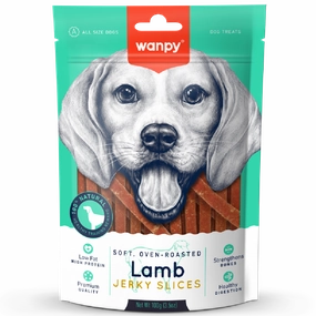Wanpy Dog Soft Oven-Roasted Lamb Jerky Slices 100g