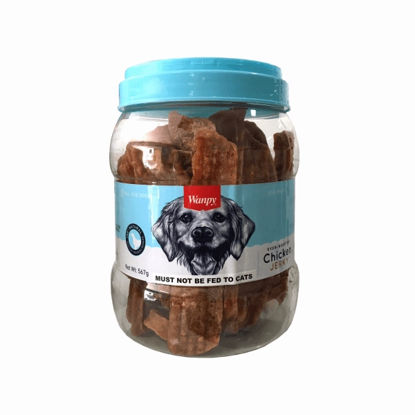 Wanpy Dry Chicken Jerky Strips Dog Treat