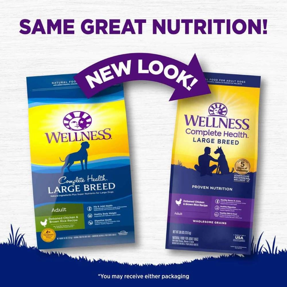 Wellness Dog Complete Health Large Breed 30lb