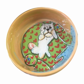 Westie 4 Dog Bowl