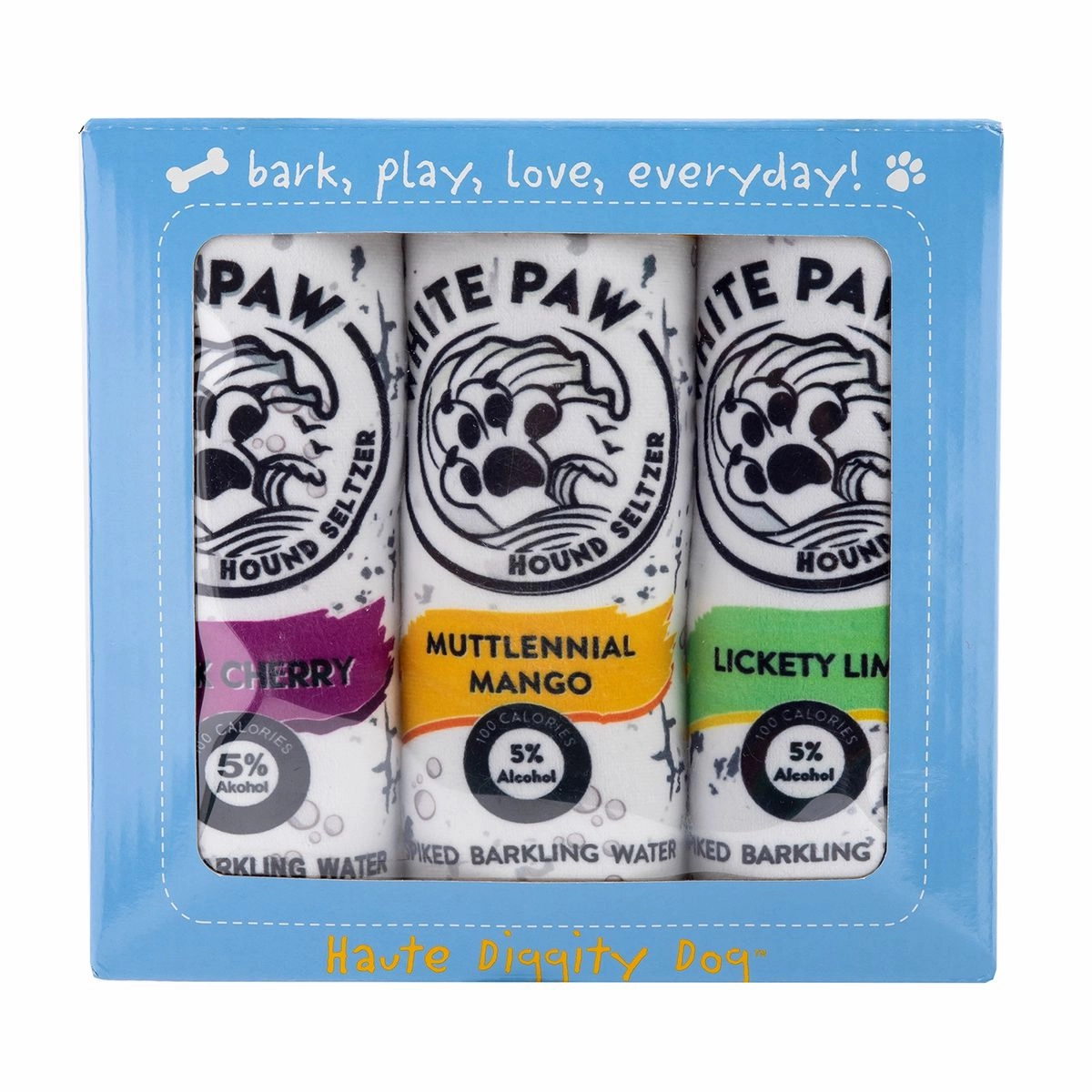 White Paw Dog Toy 3-Pack