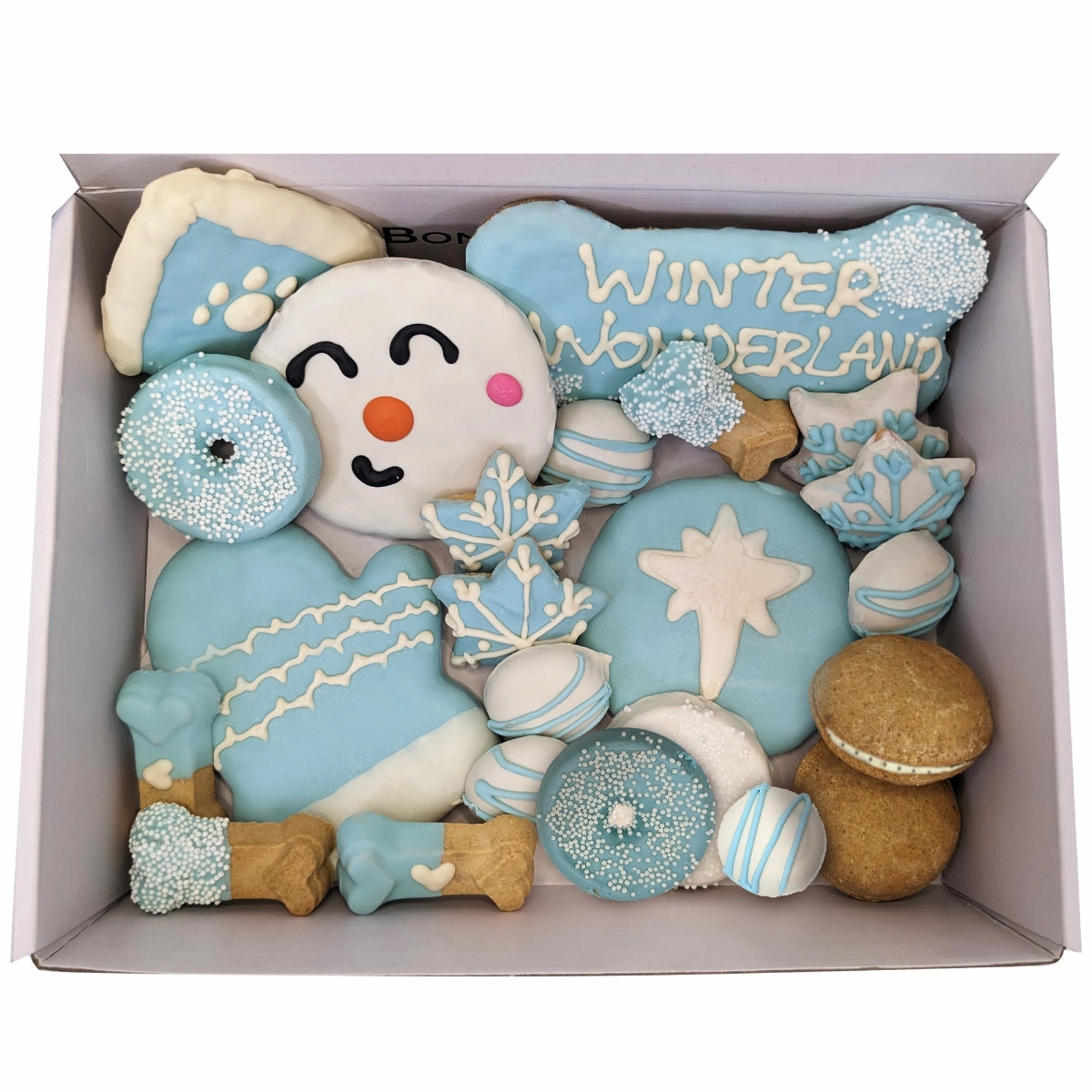 Winter Dog Treats Gift Box