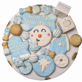 Winter Dog Treats Gift Box