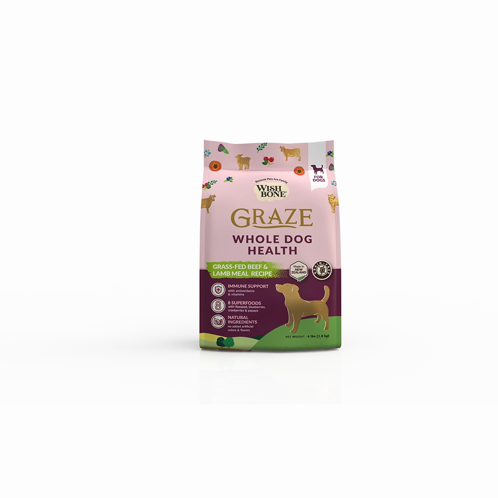 Wishbone Dog Graze Beef & Lamb Grain Free 4lb