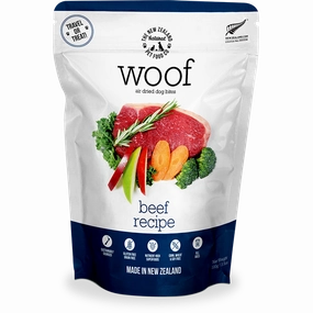 Woof Air-Dried Beef Dog Treats 100g