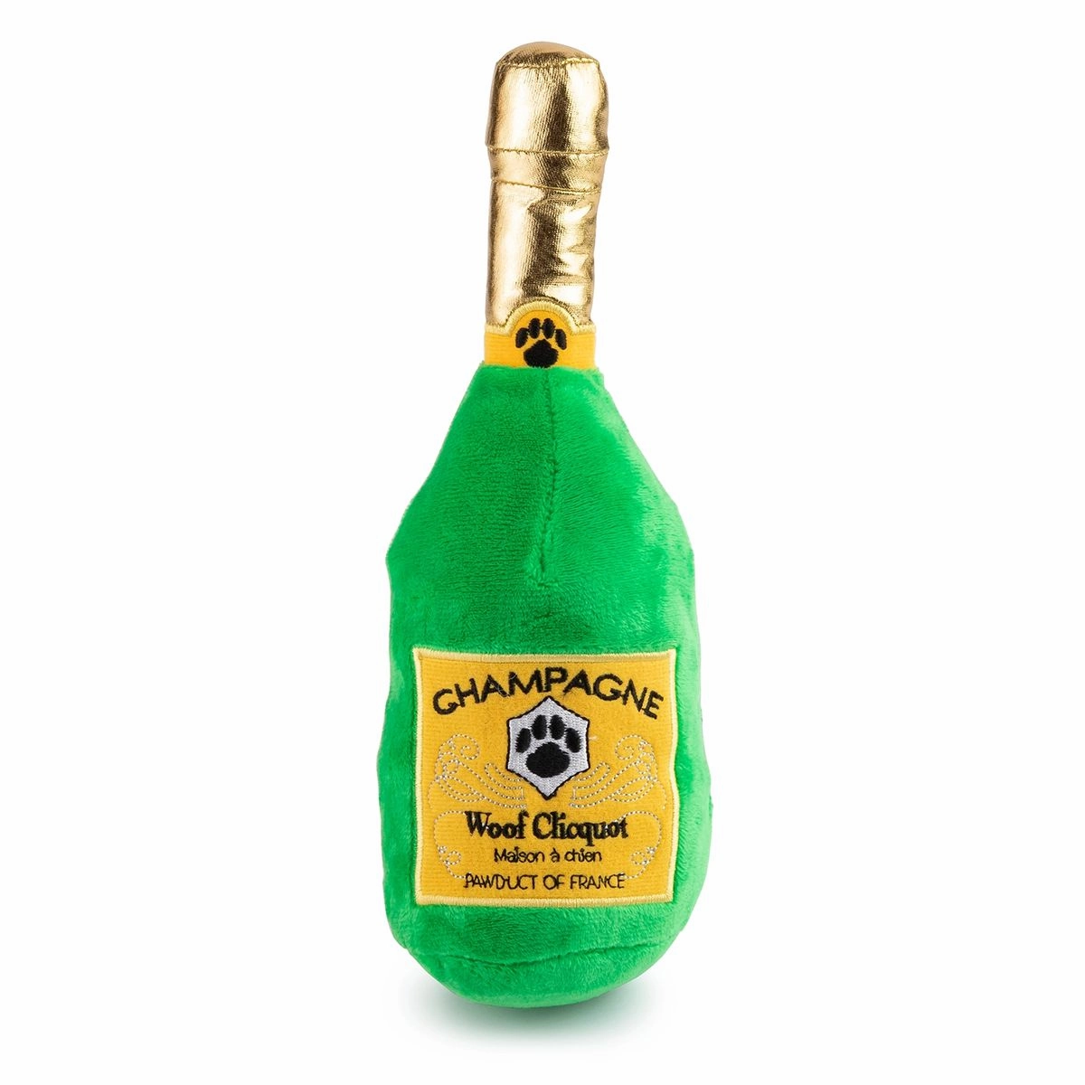 Woof Clicquot Classic Barkling Wine Dog Toy