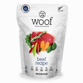 Woof Freeze-Dried Raw Beef Dog Food 1kg