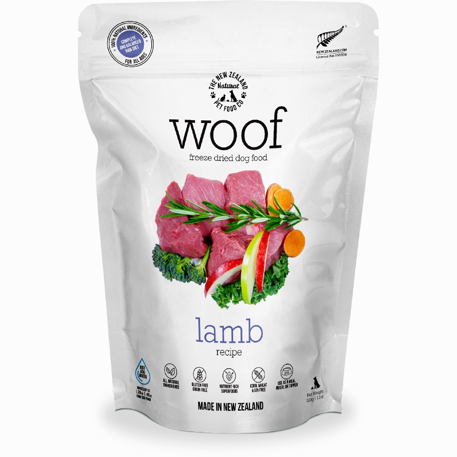 Woof Freeze-Dried Raw Lamb Dog Food 280g