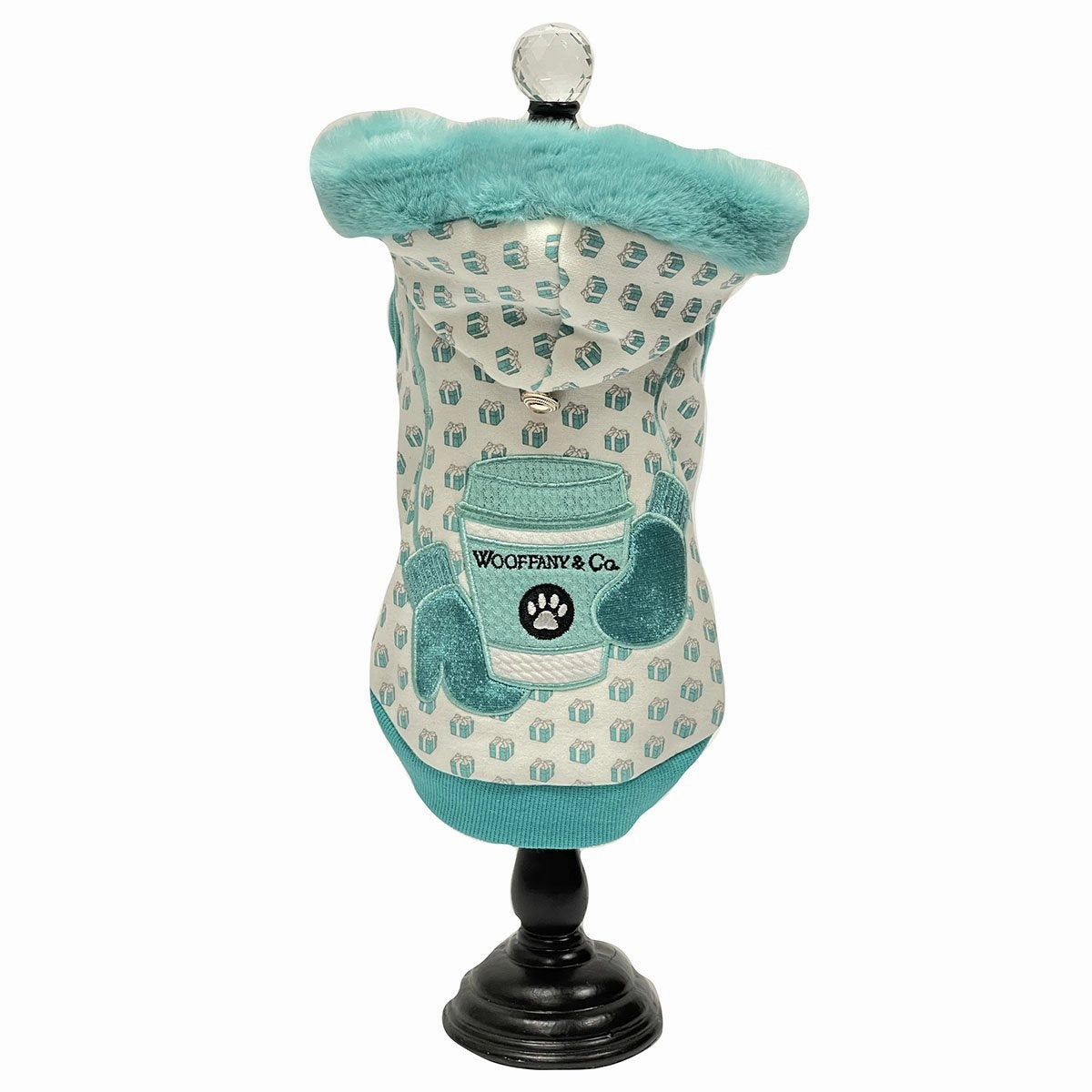 Wooffany & Co. Cup Of Love Dog Hoodie