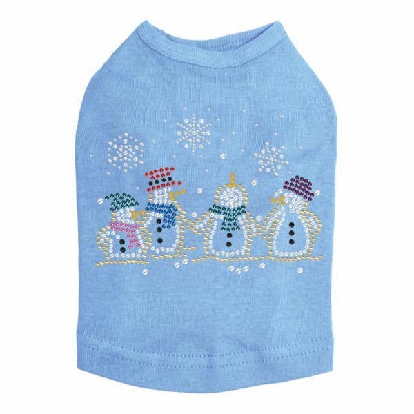 Xmas Carols Rhinestone Dog Tank
