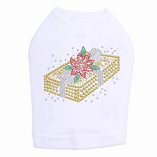 Xmas Gift Rhinestone Dog Tank