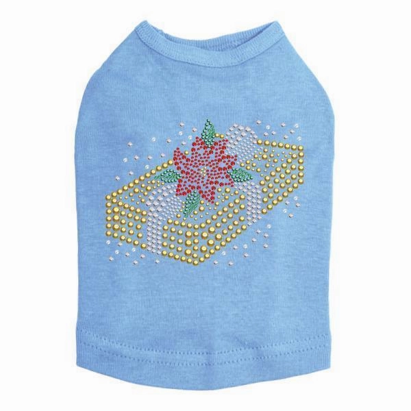Xmas Gift Rhinestone Dog Tank
