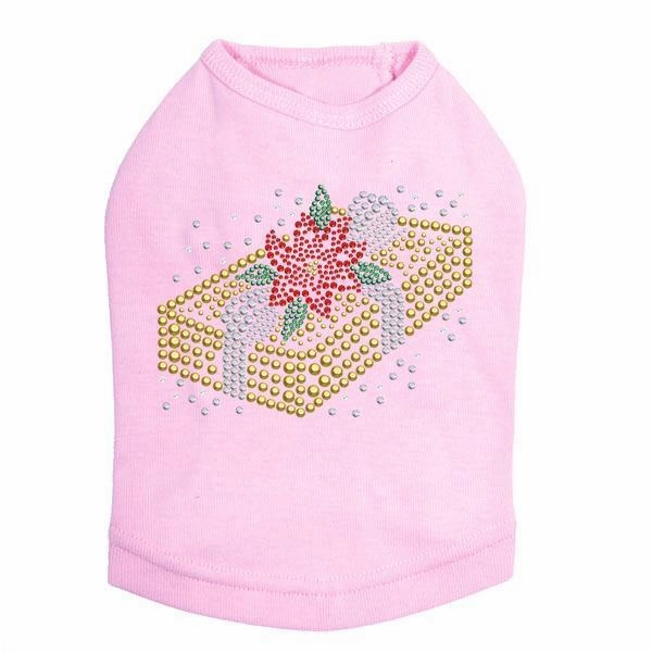 Xmas Gift Rhinestone Dog Tank