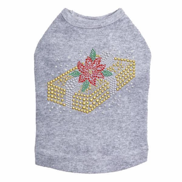 Xmas Gift Rhinestone Dog Tank