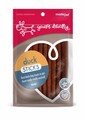 Yours Droolly - Duck Sticks Dog Treat (110g)