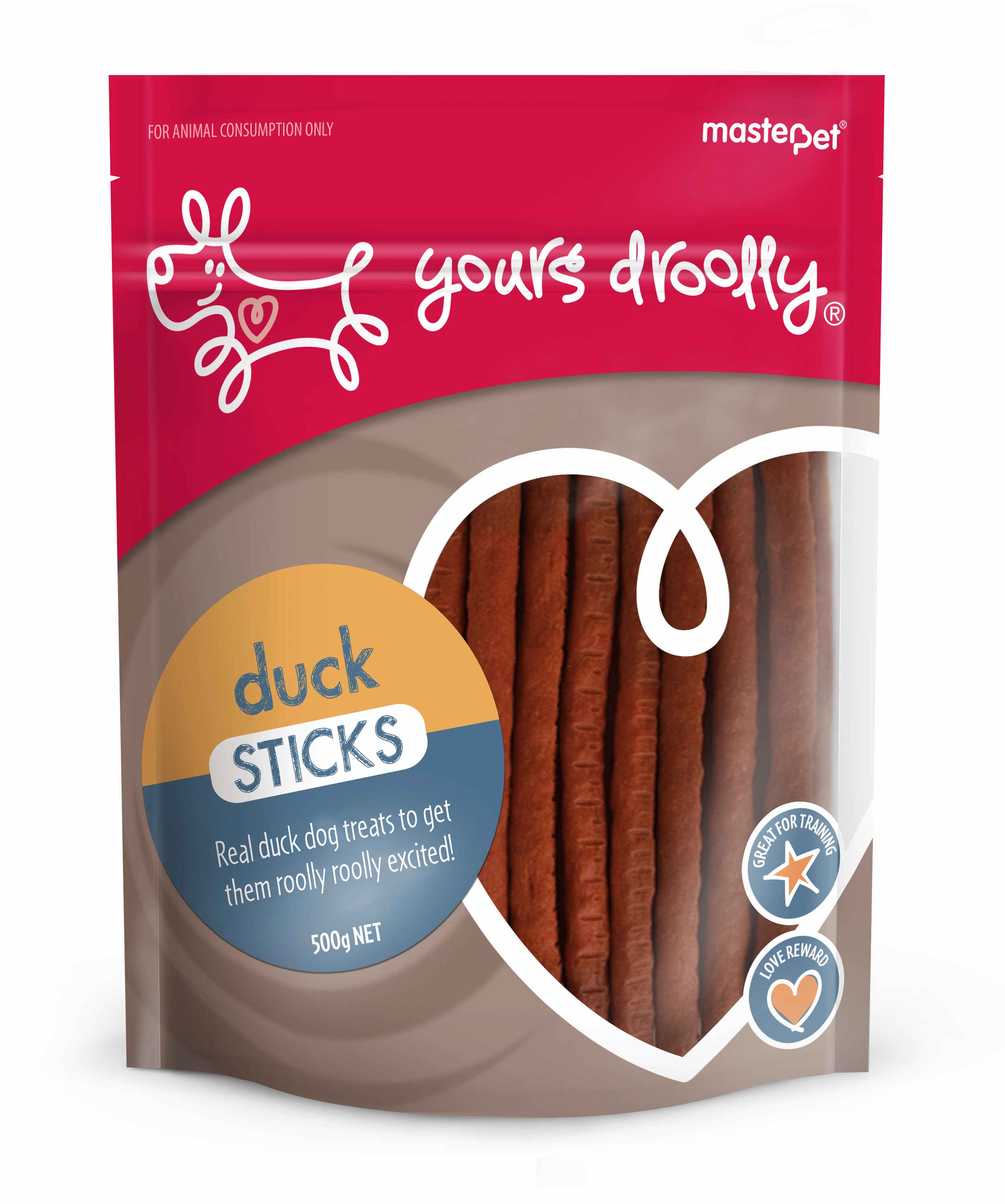 Yours Droolly - Duck Sticks Dog Treat (500g)