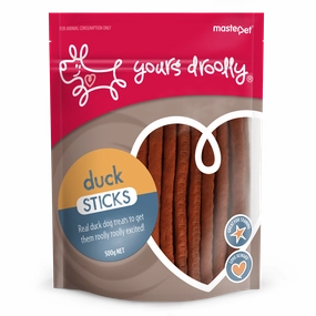 Yours Droolly Duck Sticks Dog Treat