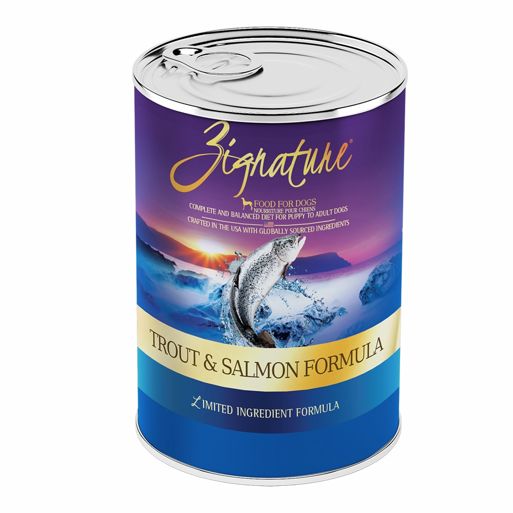 Zignature Dog Canned Food Trout & Salmon Formula 13oz