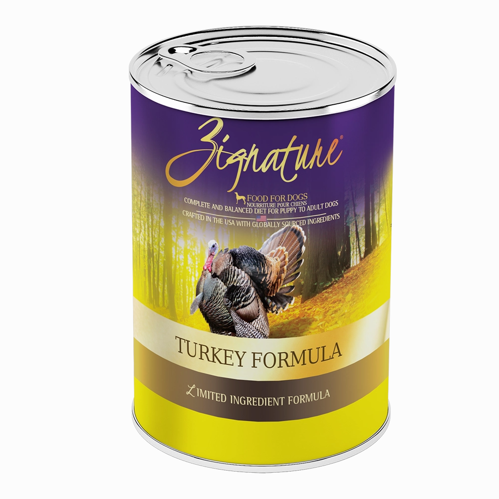 Zignature Dog Canned Food Turkey Formula 13oz