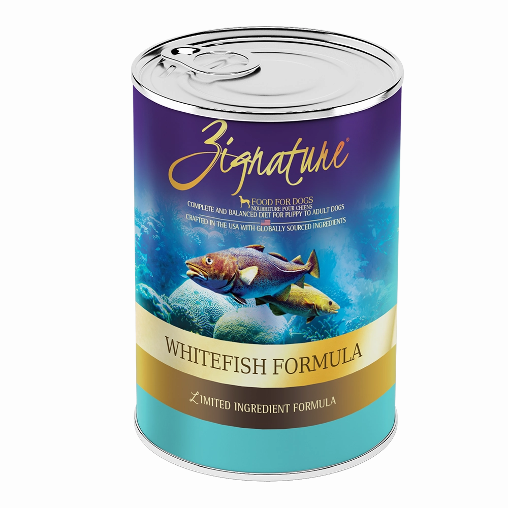 Zignature Dog Canned Food Whitefish Formula 13oz
