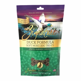 Zignature Dog Treats Soft Moist Duck Formula 113g