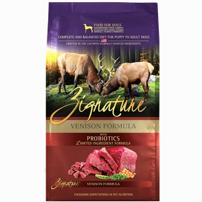 Zignature Dog Venison Formula 4lb